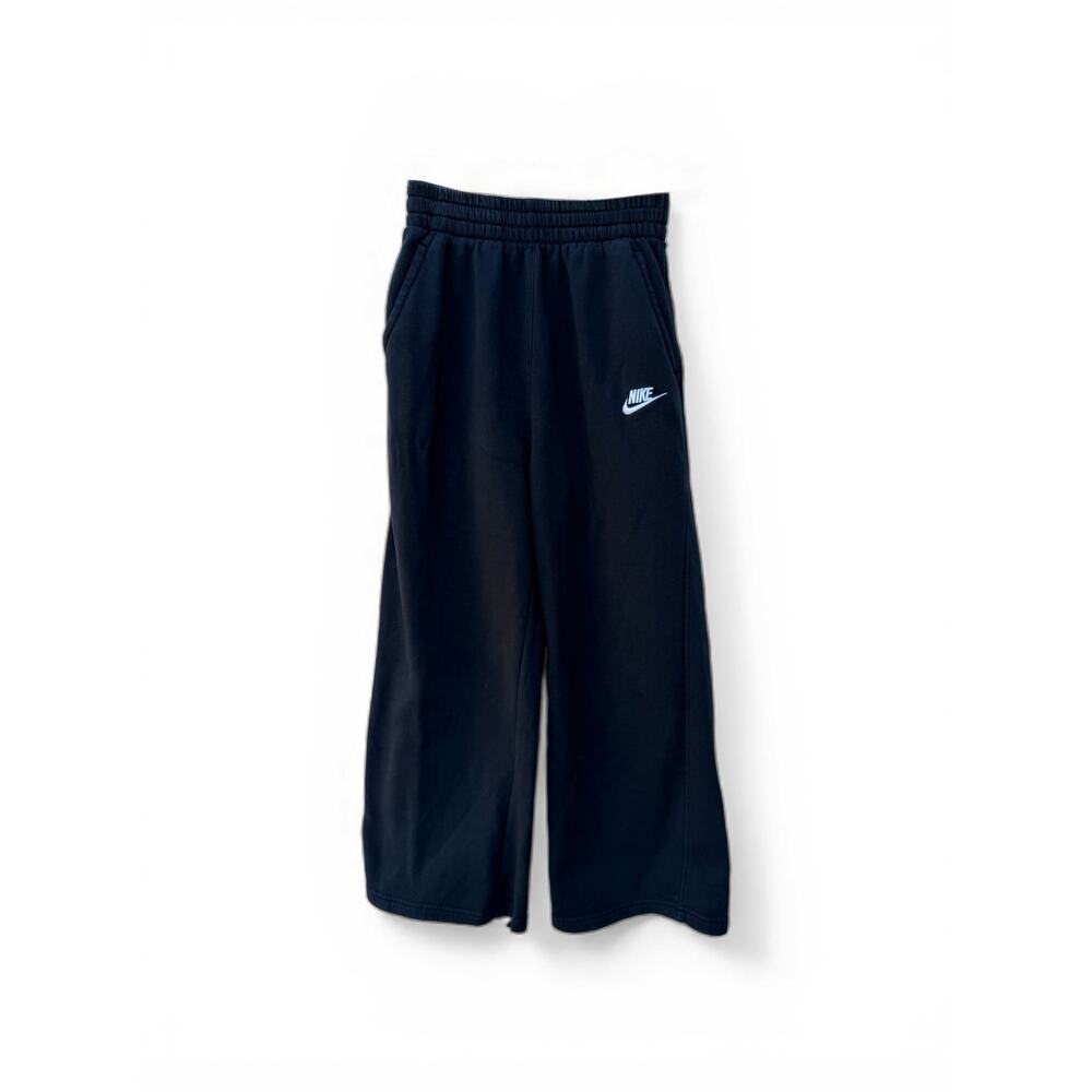 Nike Wide Leg Sweatpants Large Black